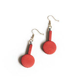 Mia Series 3 Earrings / Maroon