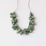 Block 2 Adjustable Necklace / Grey