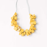 Block 2 Adjustable Necklace / Mustard