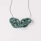 Globe Adjustable Necklace / Green