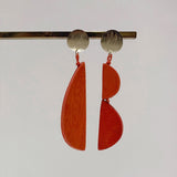 Semi Mismatch Earrings / Campfire