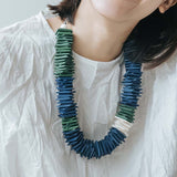 Amber L Adjustable Necklace / Forest Mix