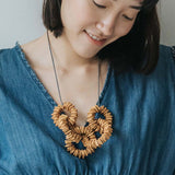 Globe Adjustable Necklace / Yellow