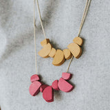 Mia Series 2 Semi Chain Necklace / Mustard