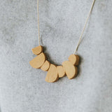 Mia Series 2 Semi Chain Necklace / Mustard