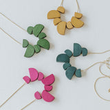 Mia Series 2 Semi Earrings / Forest