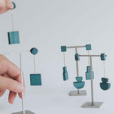 Mia Series 2 Square 1 Earrings / Teal
