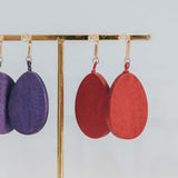 Teardrop Earrings / Scarlet