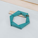 Hexagon Bracelet / Teal