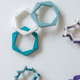 Hexagon Bracelet / Snow White