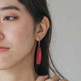 Teardrop Earrings / Scarlet
