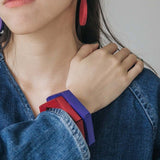 Hexagon Bracelet / Blueberry