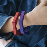 Hexagon Bracelet / Blueberry