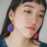 Teardrop Earrings / Scarlet