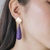 Droplet Earrings / Blueberry