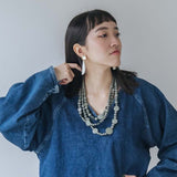 Semi Mismatch Earrings / Snow White