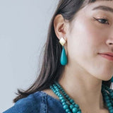 Droplet Earrings / Teal