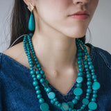 Droplet Earrings / Teal