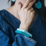Hexagon Bracelet / Teal