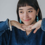 Semi Mismatch Earrings / Turquoise