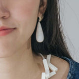 Droplet Earrings / Snow White
