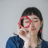 Hexagon Bracelet / Scarlet