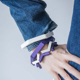 Hexagon Bracelet / Snow White