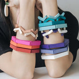 Vee Bracelet / Sand Mix