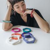 Hexagon Bracelet / Lilac