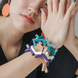 Vee Bracelet / Turquoise Mix