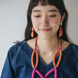 Semi Mismatch Earrings / Campfire