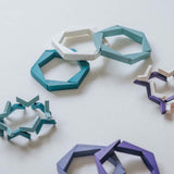 Hexagon Bracelet / Teal