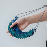 Dot Bib Adjustable Necklace / Pool