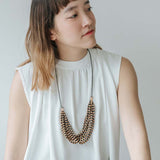 Seed Strand Adjustable Necklace / Mustard