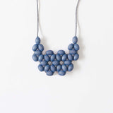 Seed Interlace Adjustable Necklace / Lilac