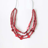 Droplet Adjustable Necklace / Scarlet