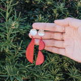 Semi Mismatch Earrings / Scarlet