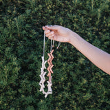 Vee Adjustable Necklace / Sand Mix