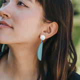 Semi Mismatch Earrings / Turquoise