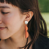 Semi Mismatch Earrings / Campfire