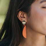 Semi Mismatch Earrings / Campfire