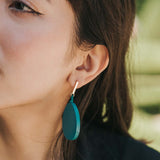 Teardrop Earrings / Teal