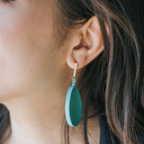 Teardrop Earrings / Turquoise