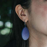 Teardrop Earrings / Blueberry