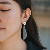 Semi Mismatch Earrings / Lilac
