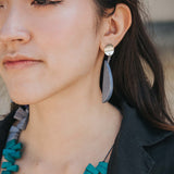 Semi Mismatch Earrings / Lilac