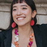 Teardrop Earrings / Scarlet