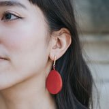 Teardrop Earrings / Scarlet