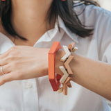 Vee Bracelet / Sand Mix