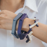 Hexagon Bracelet / Blueberry